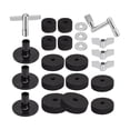 thumbnail image 4 of 23 piezas de repuesto de platillos, funda de tambor, accesorios para instrumentos de percusión, arandelas, fundas de platillos ligeras, soporte para Negro Hugo Piezas de batería, 4 of 9