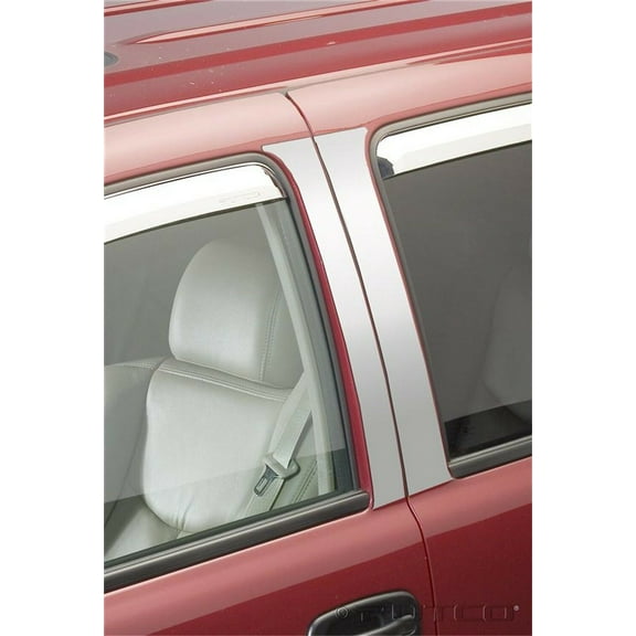 Putco 402603 Pillar Trim, Polished, Driver and Passenger Side Fits select: 2004-2006 CHEVROLET SILVERADO, 2000 CHEVROLET SILVERADO C1500