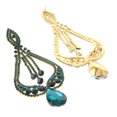 thumbnail image 2 of Large Rhinestone Drop Earrings, 2 of 2