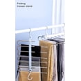 thumbnail image 4 of Percha múltiple para pantalones, Jormftte, Acero inoxidable/Polipropileno, Plata, 4 of 5