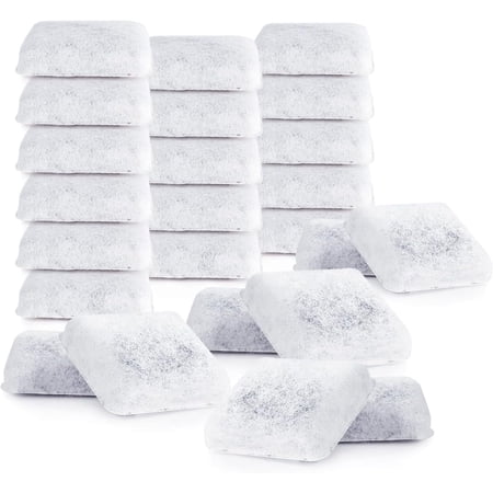 Pet Water Fountain Replacement Filters, Compatible with Petmate Mason Replendish, 24 Pack