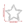 thumbnail image 2 of Star Die Cuts for Card Making, Ouginx Stars Border Frame Metal Cutting Dies DIY Die Cutters Die Stencils for Scrapbooking, Embossing & More, 2 of 7