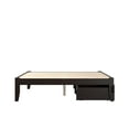 thumbnail image 5 of AFI Colorado 14" Queen Wood Platform Bed Frame with Set of 2 Storage Drawers, Espresso, 5 of 7