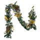 thumbnail image 2 of de pino artificial de 6.5 pies para la decoración para hogar de vacaciones de Navidad Oro Gloria Cubierta de la puerta de la ventana de Navidad, 2 of 8