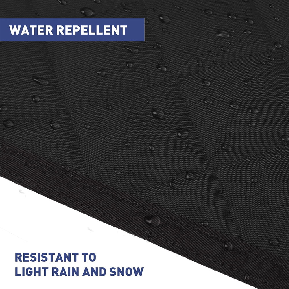 Magnetic Thermal Insulated Door Curtain, Size 34" x 82", Upgraded Oxford Cloth Filled with Thicken Cotton, Insulation Cover Blanket for Winter/French/Patio/Sliding Glass Doors, Black