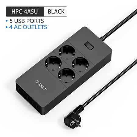 

ORICO Power Strip with Extension Cable Electrical Sockets with USB Ports for Home Office Surge Protector Smart Network Filter