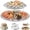 1pc, variant on 2-Tier Round Seafood Tower Tray, 2026 New Silver Platter & Oyster Tray Set for Chilled Serving, Elegant Round Cold Plate Display for Buffet, Banquet & Party