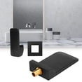 thumbnail image 4 of Waterfall  Bathroom Sink Faucet, Wall Mounted Waterfall Bathroom Faucet Two Hole Installation Copper  For Kitchen And Bathroom For Bathtubs And Sinks, 4 of 8