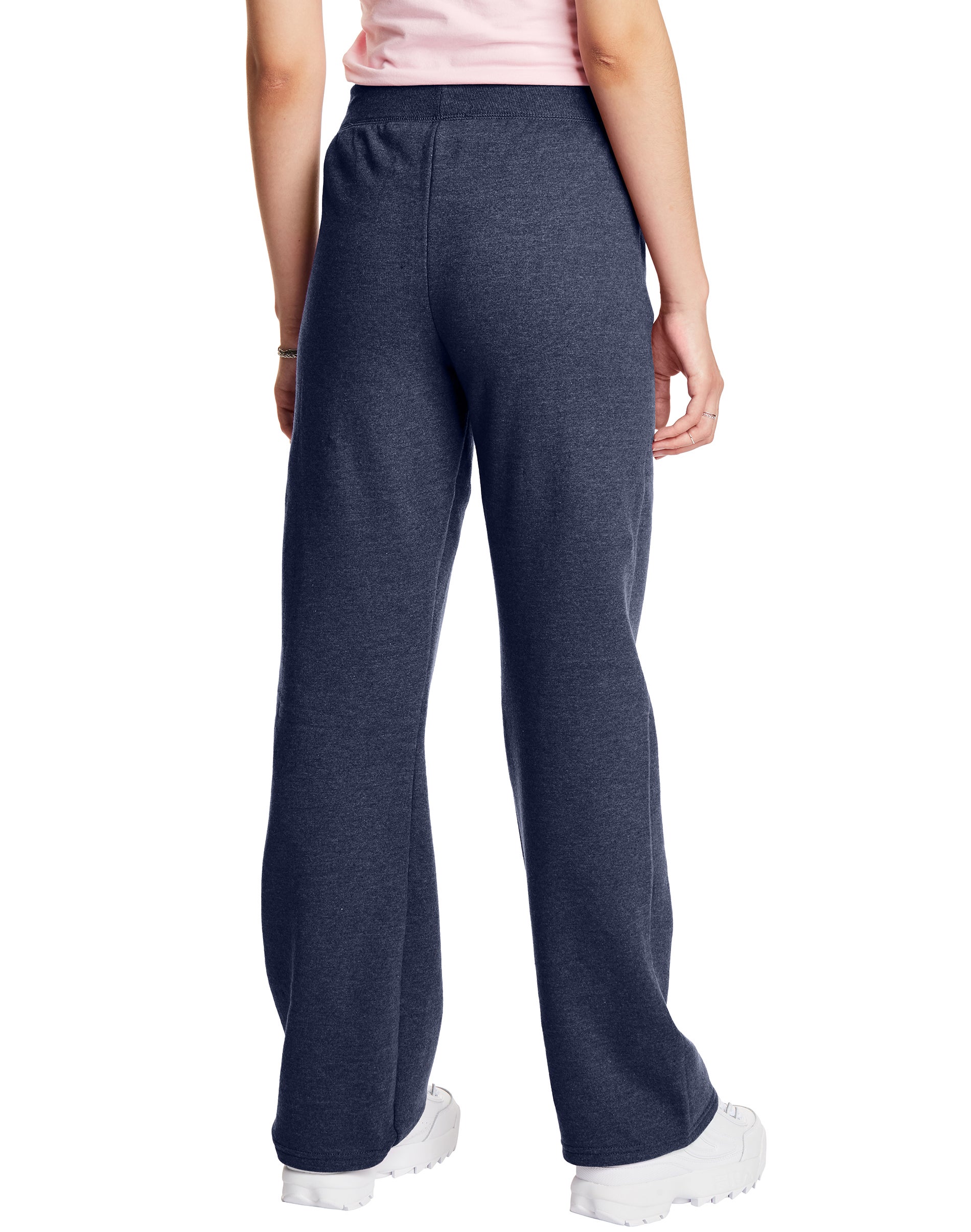 Hanes EcoSmart Women’s Open-Leg Fleece Sweatpants - Walmart.com