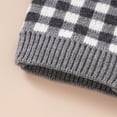 thumbnail image 6 of Generic Kids Outdoor Sweaters Baby Girl Boy Knit Cardigan Sweater Warm Pullover Tops Toddler Plaid Outerwear Jacket Coat Outfit Clothes for Cute Fashion Pullovers(3-6 Months,Grey), 6 of 9