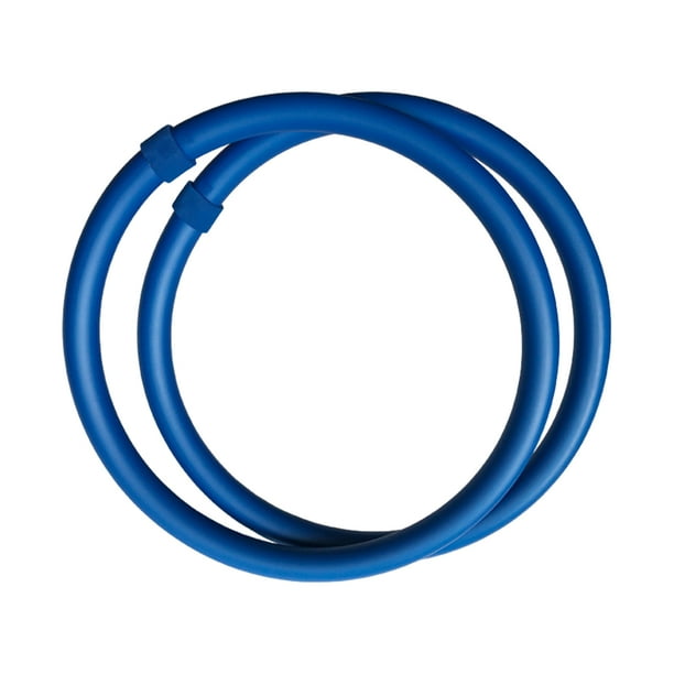Advancent 2 uds dispositivos portátiles de acero inoxidable para quemar grasa en el brazo para entrenamientos On Go aros de anillo Hula Accesorios para máquinas de ejercicios Azul+2 piezas