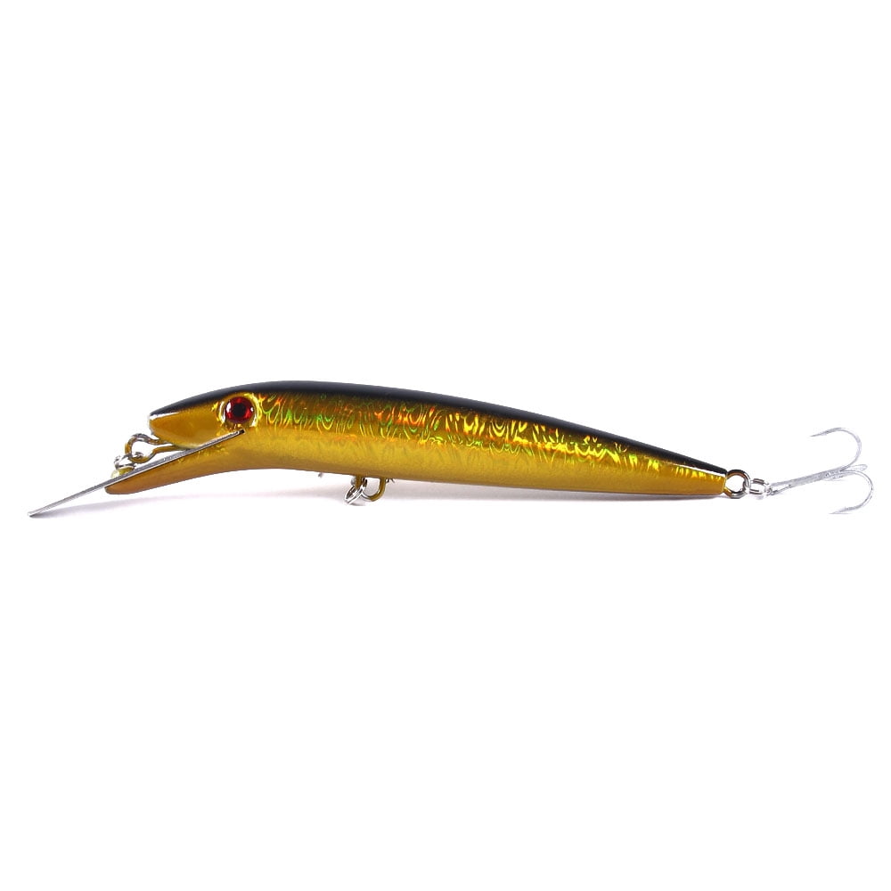 HENGJIA Fishing Deep Diving Fishing Lures Swimbait Large Sinking Minnow Lure Saltwater Jerkbait Lure 5Pcs/kit, 1.59oz/7.76in