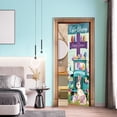 thumbnail image 5 of Easter Blessings Truck & Cross Door Sticker - 30.3x78.7in Religious Easter Bunny & Egg Peel and Stick Door Decal for Home Decor, 5 of 6