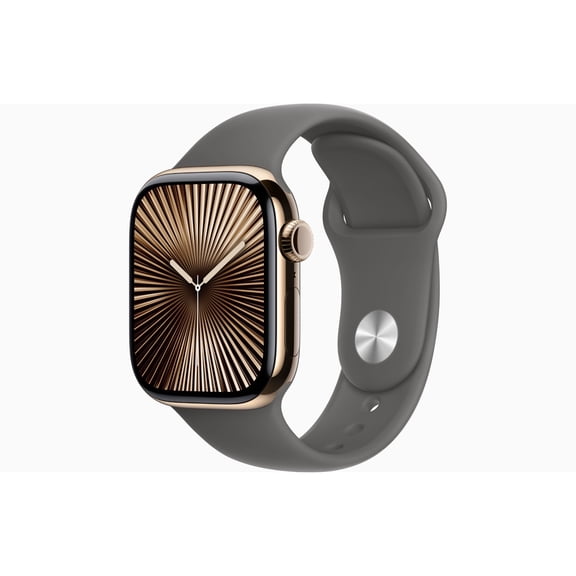 Restored Apple Watch Series 10 Titanium 42mm A3001 (GPS Cellular) Gold (Refurbished)