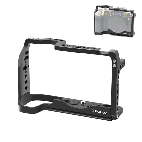 For Canon EOS-RP QKOO Metal Camera Cage Stabilizer Rig(Black)