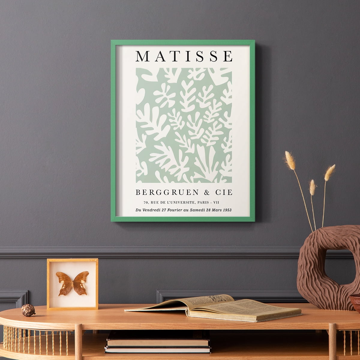 Matisse CLXXVIII Framed Print in Green Solid Wood 8 x 10 Framed Print
