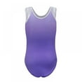 thumbnail image 3 of Sleeveless  Bright Pattern Body Suit Ballet Gymnastics Gradient Color Dance Trainning, 3 of 8