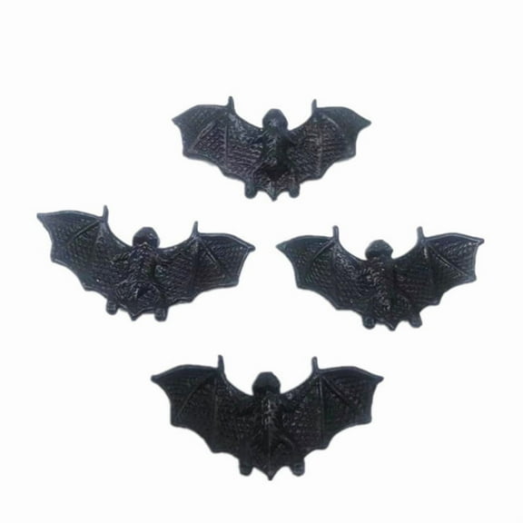 20 Pack 3D Bats Small Plastic Wall Bat Decals for Home Window Decoration Halloween Party Supplies 1.6x0.8x0.2 inches