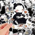 thumbnail image 1 of 48pcs Anime Character Sticker Set - Durable Pvc, Waterproof & Fade-Resistant Decals For Laptops, Phones, Guitars & More, 1 of 5