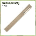 thumbnail image 3 of Uxcell Straight Ruler 20cm Metric Metal Aluminum Alloy Measuring Bookmark Clip Ruler Scale Tool for Measure Study Reading Classroom Office, Gold, 3 of 7