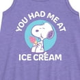 thumbnail image 2 of Peanuts - You Had Me At Ice Cream - Youth Girls A-line Dress, 2 of 5