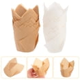 thumbnail image 3 of Jiandong Cupcake Liners Tulip Cupcake Liners 100pcs Cupcake Cups Muffin Liners(3.15X3.15X3.15Inch), 3 of 10