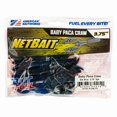 thumbnail image 3 of NetBait Baby Paca Craw Black Blue, Crawfish Freshwater Fishing Soft Baits, 9 pieces, 3 of 6