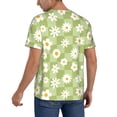 thumbnail image 2 of KLL Daisies Flowers for Men's Baseball Shirts,Short Sleeve Casual Shirts Button Down Shirt for Men Beach Summer Wedding Shirt-XX-Large, 2 of 7
