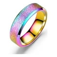 thumbnail image 6 of Jewelry VerPetridure Women Colour Stainless Steel Geometry Ring Jewelry Ring Size 5-12, 6 of 6