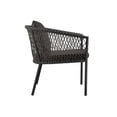 thumbnail image 6 of Modway Sailor Aluminum and Fabric Outdoor Patio Dining Armchair in Charcoal, 6 of 7