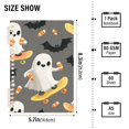 thumbnail image 2 of FORMRS 1-Subject Spiral Notebook 8" x 5" College Ruled 60 Refillable Sheet A5 Hard Cover, Cute Ghosts, 2 of 7