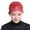 Red, variant on Women Muslim Stretch Lace Turban Hat Chemo Cap Hair Loss Head Scarf Wrap Cap