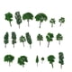 thumbnail image 2 of 100 piezas árboles modelo árbol artificial plantas falsas decorativo realista planta verde parque paisaje diseño paisaje en miniatura paisaje patrón aleatorio, 2 of 5