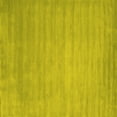 thumbnail image 1 of Ahgly Company Machine Washable Indoor Square Abstract Yellow Contemporary Area Rugs, 7' Square, 1 of 4