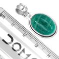 thumbnail image 2 of Natural Amazonite Pendant 925 Sterling Silver Handmade Jewelry, 2 of 4