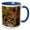 Blue/White, variant on 3drose, Minnesota, Lake Superior, Split Rock State Park - Us24 Pha0017 - Peter Hawkins, 11oz Two-tone Green Mug