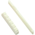 thumbnail image 1 of 1Set Ivory Bone Bridge Saddle And Nut For 6 String Acoustic Guitar, 1 of 3