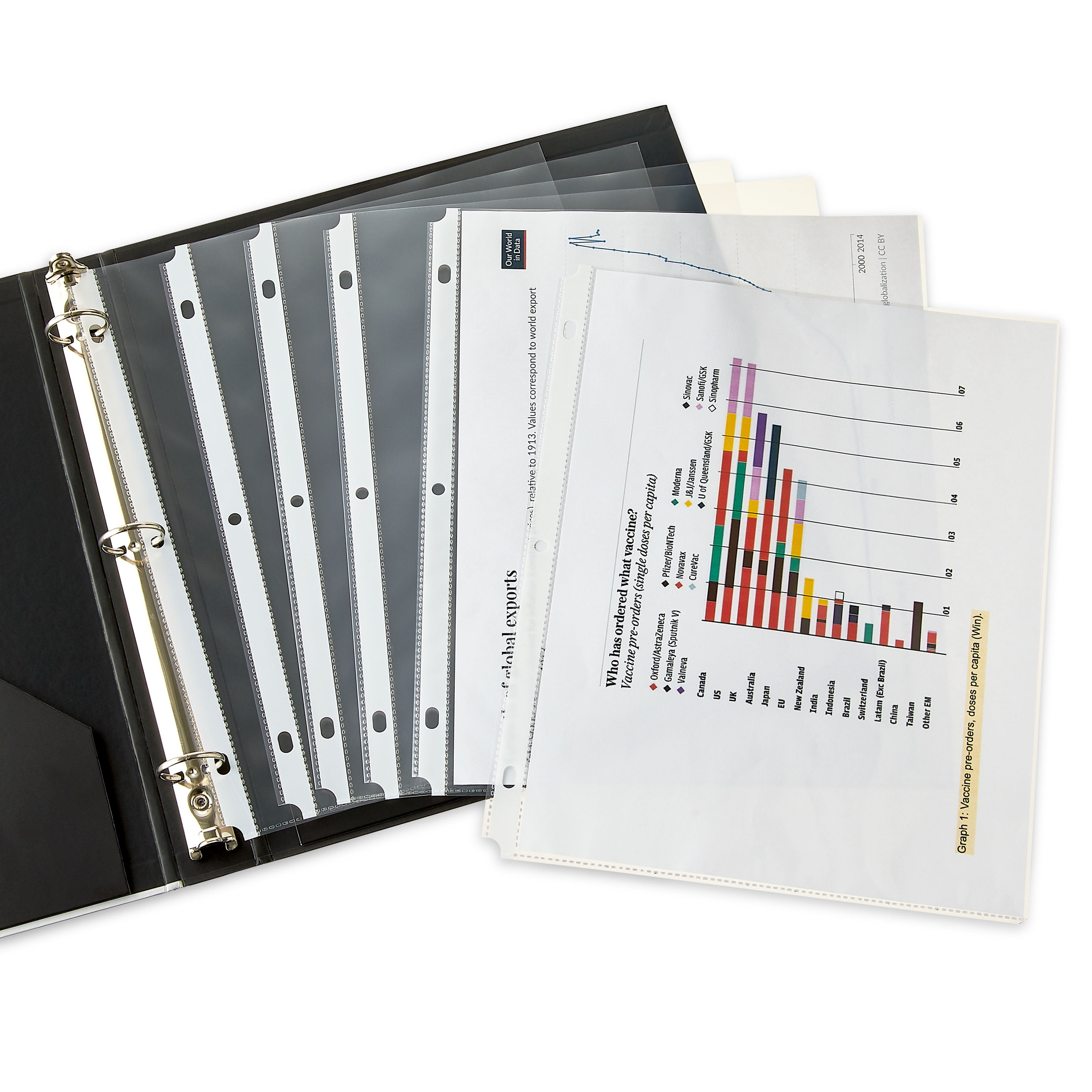 Pen+Gear Heavyweight Sheet Protectors, Letter Size, 8.5" x 11", 100 Count