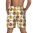 thumbnail image 2 of Rocae Sunflowers And Skull for Men's Swim Trunks Quick Dry With Two Side Pockets and One Lined Patch PocketX-Large, 2 of 9