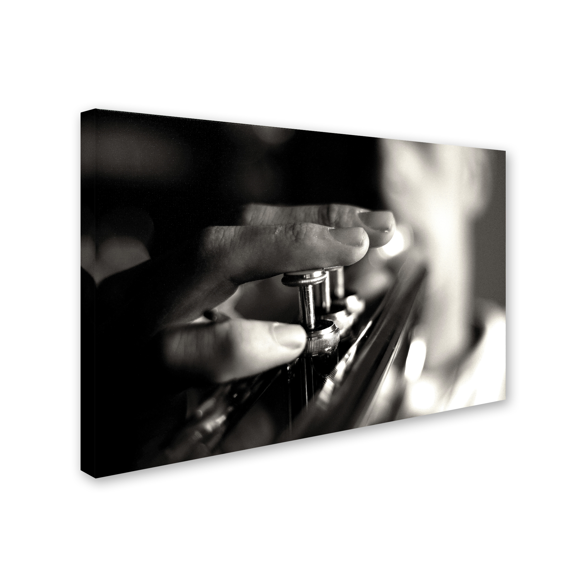 Trademark Fine Art 'Player' Canvas Art by Mark Kling