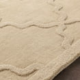 thumbnail image 2 of Hauteloom Posen Wool Living Room, Bedroom Area Rug - Solid & Border - Beige - 9'9"-Round, 2 of 8
