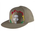 thumbnail image 1 of Bob Marley - Rasta Hair Tan Fitted Baseball Cap, 1 of 2
