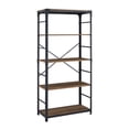 thumbnail image 3 of Urban Industrial Angle Iron 4-Shelf Bookcase, Reclaimed Barnwood, 3 of 8