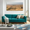 thumbnail image 4 of Palouse Wall Art Light and Shadows on The Rolling Hills of The Palouse Idahos Landscape Scenic Painting Gallery Wrapped Canvas Art Palouse Picture Ready to Hang, 4 of 6