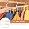 thumbnail image 2 of MasteelfCA 2pcs Clothes Drying Clamp Organizer Clothes Hanger Home Hat Storage Clip Hanger, 2 of 8