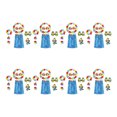 thumbnail image 1 of Qarigey Hermosas guirnaldas, Hula, Kit de accesorios para disfraz, ropa inferior, vestido elegante, pajitas, faldas, decoración de Accesorios de disfraces Azul, 1 of 6