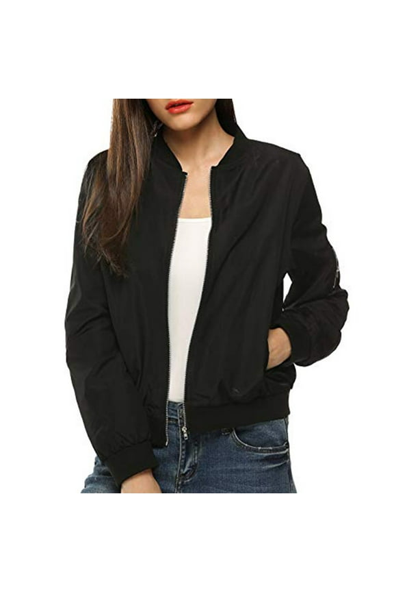 Women Long Sleeve Shacket Jacket Hot Sale Clearance Womens Classic Quilted Jacket Short Bomber Jacket Coat