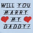 thumbnail image 2 of CafePress - Will You Marry? Body Suit - Baby Light Bodysuit, Size Newborn - 24 Months, 2 of 4