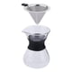 thumbnail image 2 of Cafetera de 400 ml resistente a altas temperaturas con filtro de vidrio para espresso 400ml con filtro, 2 of 9