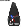 thumbnail image 1 of Puerto Rico Rican Flag Sling bag/Crossbody Backpack/Puerto Rican Shoulder Bag for Travel Hiking Cycling Camping Work, 1 of 1